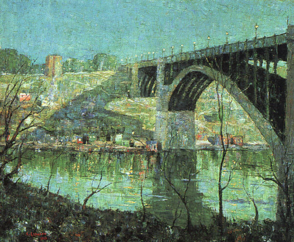 Ernest Lawson Spring Night at Harlem River